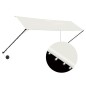 vidaXL Tenda da Sole Retrattile con LED 350x150 cm Crema vidaXL Tenda da Sole Retrattile con LED 350x150 cm Crema