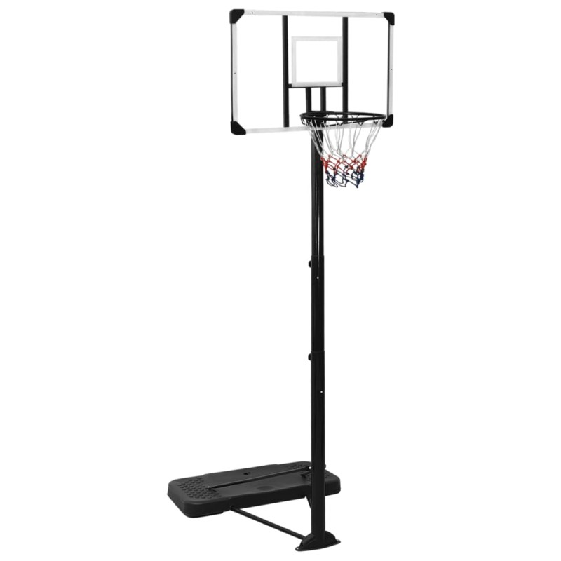 Supporto per Pallacanestro Trasparente 256-361 cm Policarbonato Supporto per Pallacanestro Trasparente 256-361 cm Policarbonato