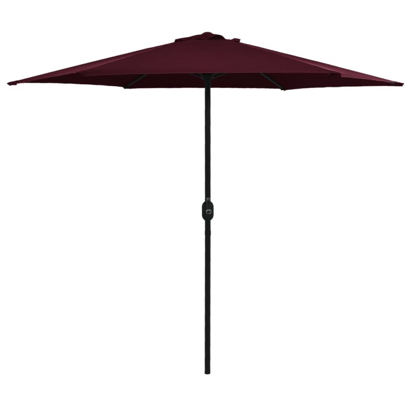 Ombrellone da Esterni con Palo in Alluminio 270x246 cm Bordò Ombrellone da Esterni con Palo in Alluminio 270x246 cm Bordò