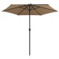 Ombrellone da Esterni con Palo in Alluminio 270x246 cm Talpa Ombrellone da Esterni con Palo in Alluminio 270x246 cm Talpa