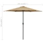 Ombrellone da Esterni con Palo in Alluminio 270x246 cm Talpa Ombrellone da Esterni con Palo in Alluminio 270x246 cm Talpa