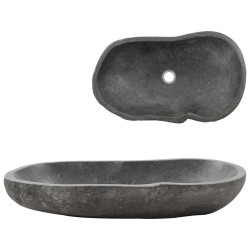 Lavandino Ovale in Pietra di Fiume 60-70 cm