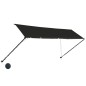 Tenda da Sole Retrattile con LED 400x150 cm Antracite Tenda da Sole Retrattile con LED 400x150 cm Antracite