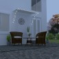 Tenda da Sole Retrattile con LED 200x150 cm Crema Tenda da Sole Retrattile con LED 200x150 cm Crema
