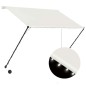 Tenda da Sole Retrattile con LED 200x150 cm Crema Tenda da Sole Retrattile con LED 200x150 cm Crema