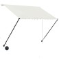 Tenda da Sole Retrattile con LED 200x150 cm Crema Tenda da Sole Retrattile con LED 200x150 cm Crema