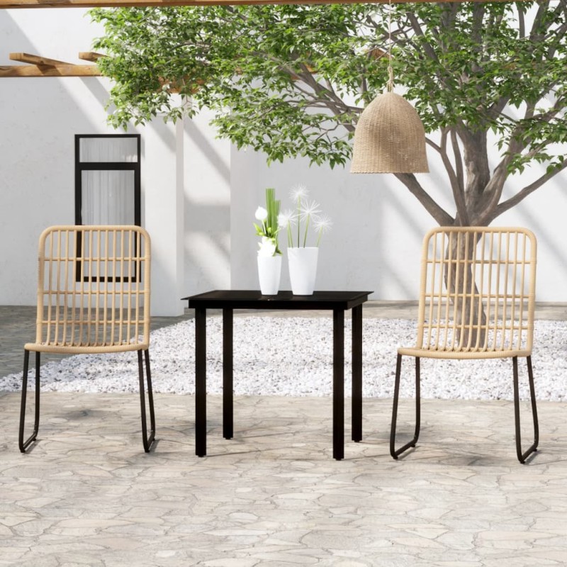 Set Mobili da Pranzo da Giardino 3 pz Rovere Set Mobili da Pranzo da Giardino 3 pz Rovere