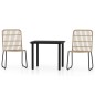 Set Mobili da Pranzo da Giardino 3 pz Rovere Set Mobili da Pranzo da Giardino 3 pz Rovere