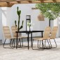 Set Mobili da Pranzo per Giardino 5 pz Rovere Set Mobili da Pranzo per Giardino 5 pz Rovere