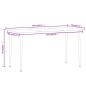 Set Mobili da Pranzo per Giardino 5 pz Rovere Set Mobili da Pranzo per Giardino 5 pz Rovere