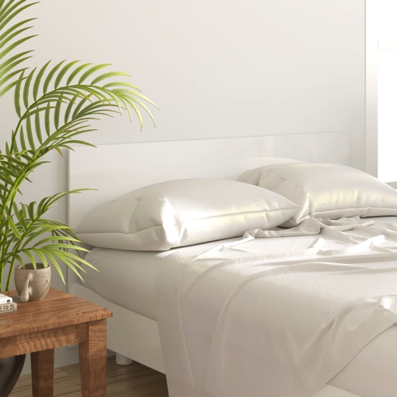 Testiera per Letto Bianco Lucido 160x1,5x80cm Legno Multistrato Testiera per Letto Bianco Lucido 160x1,5x80cm Legno Multistrato