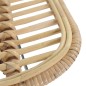 Sedie da Bar 2 pz in Rattan Naturale