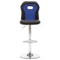 Sgabelli da Bar 2 pz Blu in Similpelle Sgabelli da Bar 2 pz Blu in Similpelle