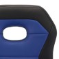 Sgabelli da Bar 2 pz Blu in Similpelle Sgabelli da Bar 2 pz Blu in Similpelle