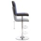 Sgabelli da Bar 2 pz Blu in Similpelle Sgabelli da Bar 2 pz Blu in Similpelle