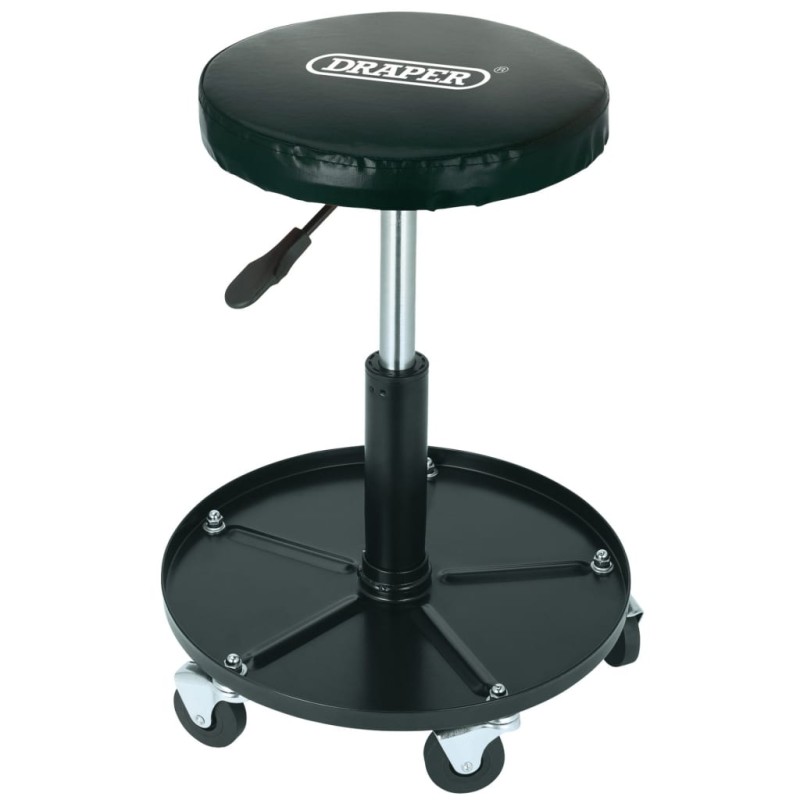 Draper Tools Sgabello da Lavoro Regolabile Nero Draper Tools Sgabello da Lavoro Regolabile Nero