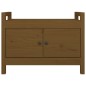 Panca da Ingresso Miele 80x40x60 cm in Legno Massello di Pino Panca da Ingresso Miele 80x40x60 cm in Legno Massello di Pino