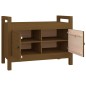 Panca da Ingresso Miele 80x40x60 cm in Legno Massello di Pino Panca da Ingresso Miele 80x40x60 cm in Legno Massello di Pino