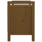 Panca da Ingresso Miele 80x40x60 cm in Legno Massello di Pino Panca da Ingresso Miele 80x40x60 cm in Legno Massello di Pino