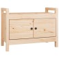 Panca da Ingresso 80x40x60 cm in Legno Massello di Pino Panca da Ingresso 80x40x60 cm in Legno Massello di Pino