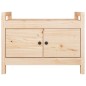 Panca da Ingresso 80x40x60 cm in Legno Massello di Pino Panca da Ingresso 80x40x60 cm in Legno Massello di Pino