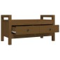 Panca da Ingresso Miele 80x40x43 cm in Legno Massello di Pino Panca da Ingresso Miele 80x40x43 cm in Legno Massello di Pino