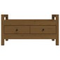 Panca da Ingresso Miele 80x40x43 cm in Legno Massello di Pino Panca da Ingresso Miele 80x40x43 cm in Legno Massello di Pino