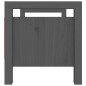 Panca da Ingresso Grigio 80x40x43 cm in Legno Massello di Pino Panca da Ingresso Grigio 80x40x43 cm in Legno Massello di Pino
