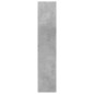 vidaXL Scaffale a Parete Grigio Cemento 90x16x78 cm Legno Multistrato