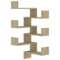 Mensole a Muro Angolari 2 pz Rovere Sonoma 40x40x50cmTruciolato Mensole a Muro Angolari 2 pz Rovere Sonoma 40x40x50cmTruciolato
