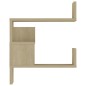Mensole a Muro Angolari 2 pz Rovere Sonoma 40x40x50cmTruciolato Mensole a Muro Angolari 2 pz Rovere Sonoma 40x40x50cmTruciolato