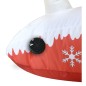 Decorazione Natalizia Babbo Natale e Renne Gonfiabili LED 145cm Decorazione Natalizia Babbo Natale e Renne Gonfiabili LED 145cm