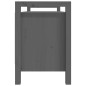 Panca da Ingresso Grigia 110x40x60 cm in Legno Massello di Pino Panca da Ingresso Grigia 110x40x60 cm in Legno Massello di Pino