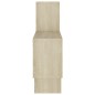 vidaXL Scaffale Parete Auto Rovere Sonoma 82x15x51cm Legno Multistrato