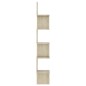Mensola a Muro Rovere Sonoma 20x20x127,5 cm Truciolato Mensola a Muro Rovere Sonoma 20x20x127,5 cm Truciolato