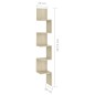 Mensola a Muro Rovere Sonoma 20x20x127,5 cm Truciolato Mensola a Muro Rovere Sonoma 20x20x127,5 cm Truciolato