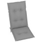 Sedie da Giardino Reclinabili 4 pz con Cuscini Massello Acacia Sedie da Giardino Reclinabili 4 pz con Cuscini Massello Acacia