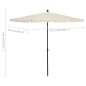 Ombrellone da Giardino con Palo 210x140 cm Sabbia Ombrellone da Giardino con Palo 210x140 cm Sabbia