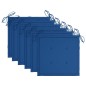 Sedie da Giardino con Cuscini 6 pz in Legno Massello di Acacia Sedie da Giardino con Cuscini 6 pz in Legno Massello di Acacia