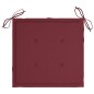 Sedie da Giardino con Cuscini 6 pz in Legno Massello di Acacia Sedie da Giardino con Cuscini 6 pz in Legno Massello di Acacia