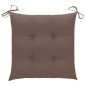 Sedie da Giardino con Cuscini 6 pz in Legno Massello di Acacia Sedie da Giardino con Cuscini 6 pz in Legno Massello di Acacia