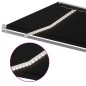 Tenda Automatica con Sensore Vento e LED 600x350 cm Antracite Tenda Automatica con Sensore Vento e LED 600x350 cm Antracite