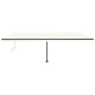 Tenda Automatica con Sensore Vento e LED 600x350 cm Crema