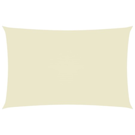 vidaXL Parasole a Vela Oxford Rettangolare 5x8 m Crema