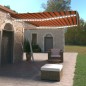 Tenda Automatica Sensore Vento e LED 500x350 cm Arancio Marrone Tenda Automatica Sensore Vento e LED 500x350 cm Arancio Marrone