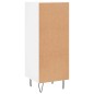Credenza Bianca 34,5x34x90 cm in Legno Multistrato Credenza Bianca 34,5x34x90 cm in Legno Multistrato