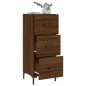 vidaXL Credenza Rovere Marrone 34,5x34x90 cm in Legno Multistrato vidaXL Credenza Rovere Marrone 34,5x34x90 cm in Legno Multistrato