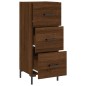 vidaXL Credenza Rovere Marrone 34,5x34x90 cm in Legno Multistrato vidaXL Credenza Rovere Marrone 34,5x34x90 cm in Legno Multistrato