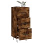Credenza Rovere Fumo 34,5x34x90 cm in Legno Multistrato Credenza Rovere Fumo 34,5x34x90 cm in Legno Multistrato