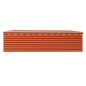 Tenda Sole Retrattile Manuale Parasole 5x3m Arancione Marrone Tenda Sole Retrattile Manuale Parasole 5x3m Arancione Marrone